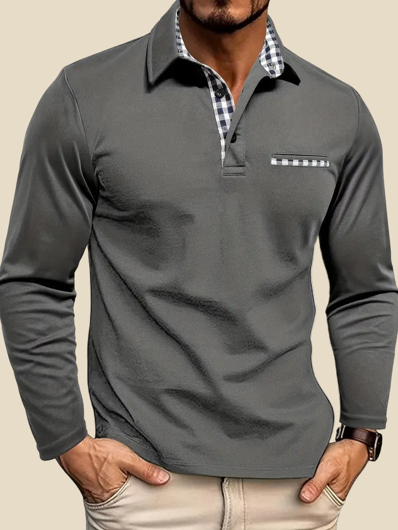Alessandro – Polo elegante de manga larga