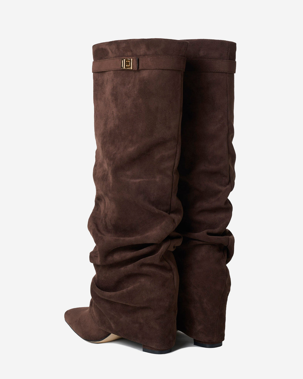 Botas altas de ante Lavista Slouchy - Marrón