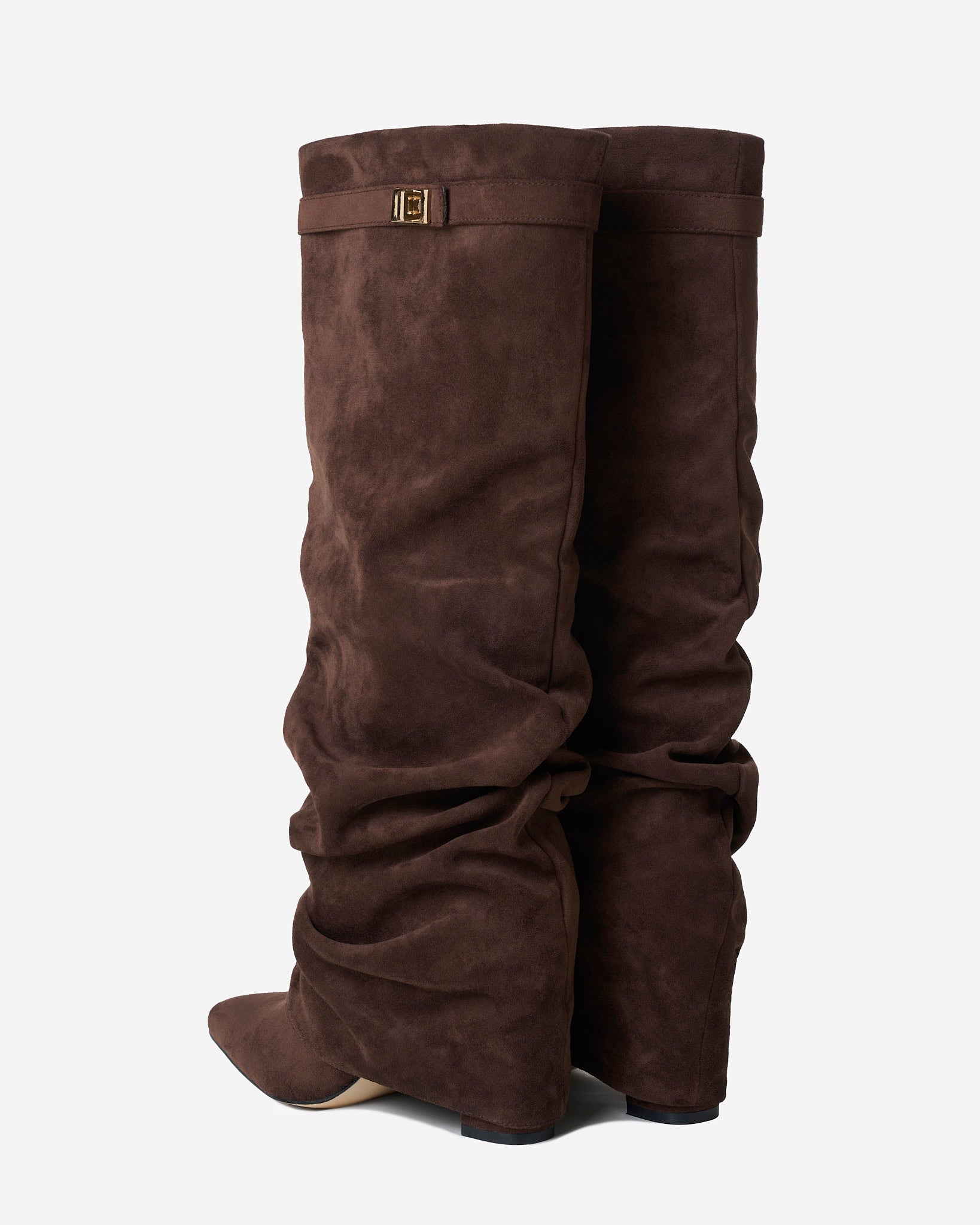Botas altas de ante Lavista Slouchy - Marrón
