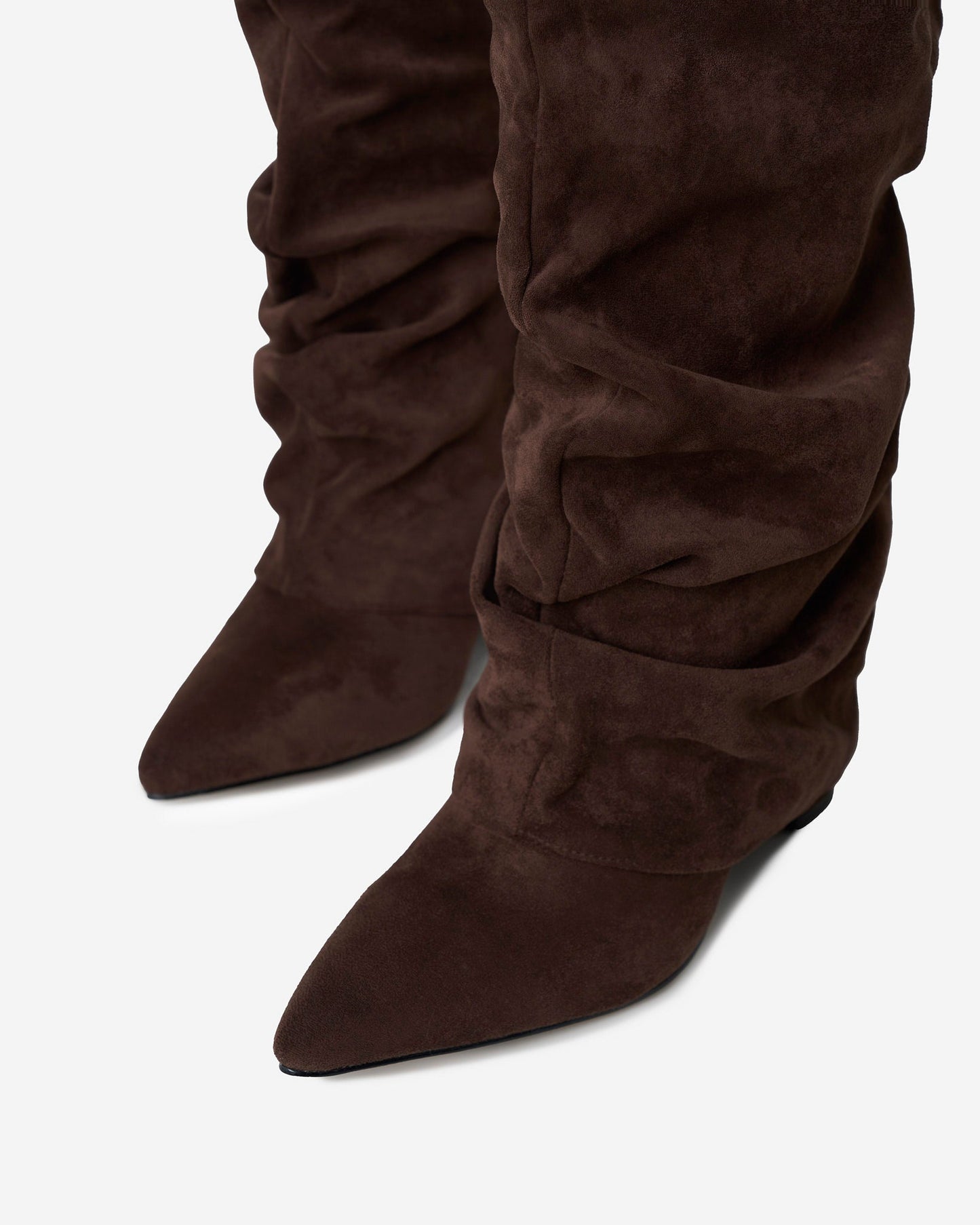 Botas altas de ante Lavista Slouchy - Marrón