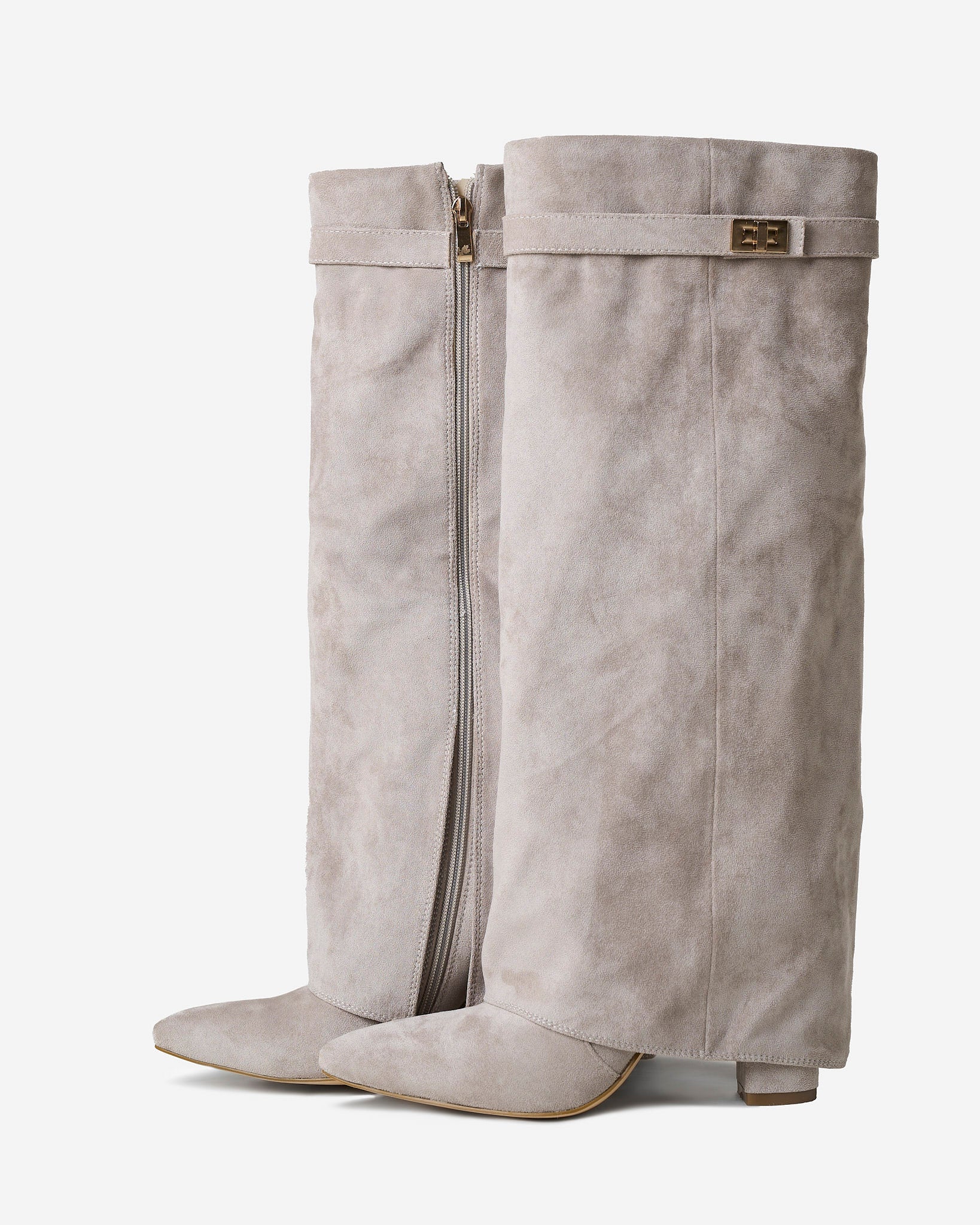 Botas altas de ante Lavista - Gris topo
