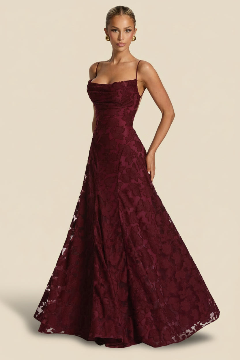Clara – Vestido Maxi Elegante y Fluido