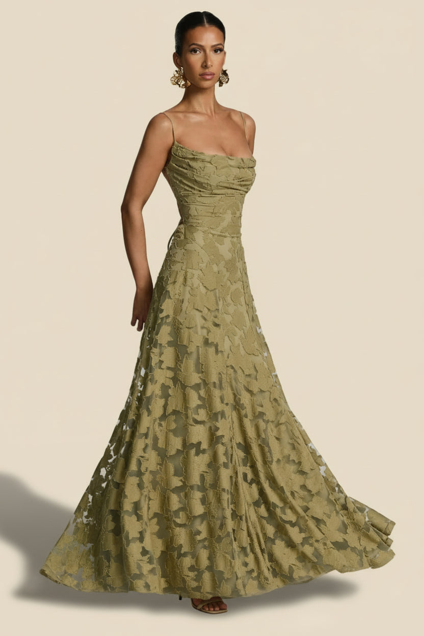 Clara – Vestido Maxi Elegante y Fluido