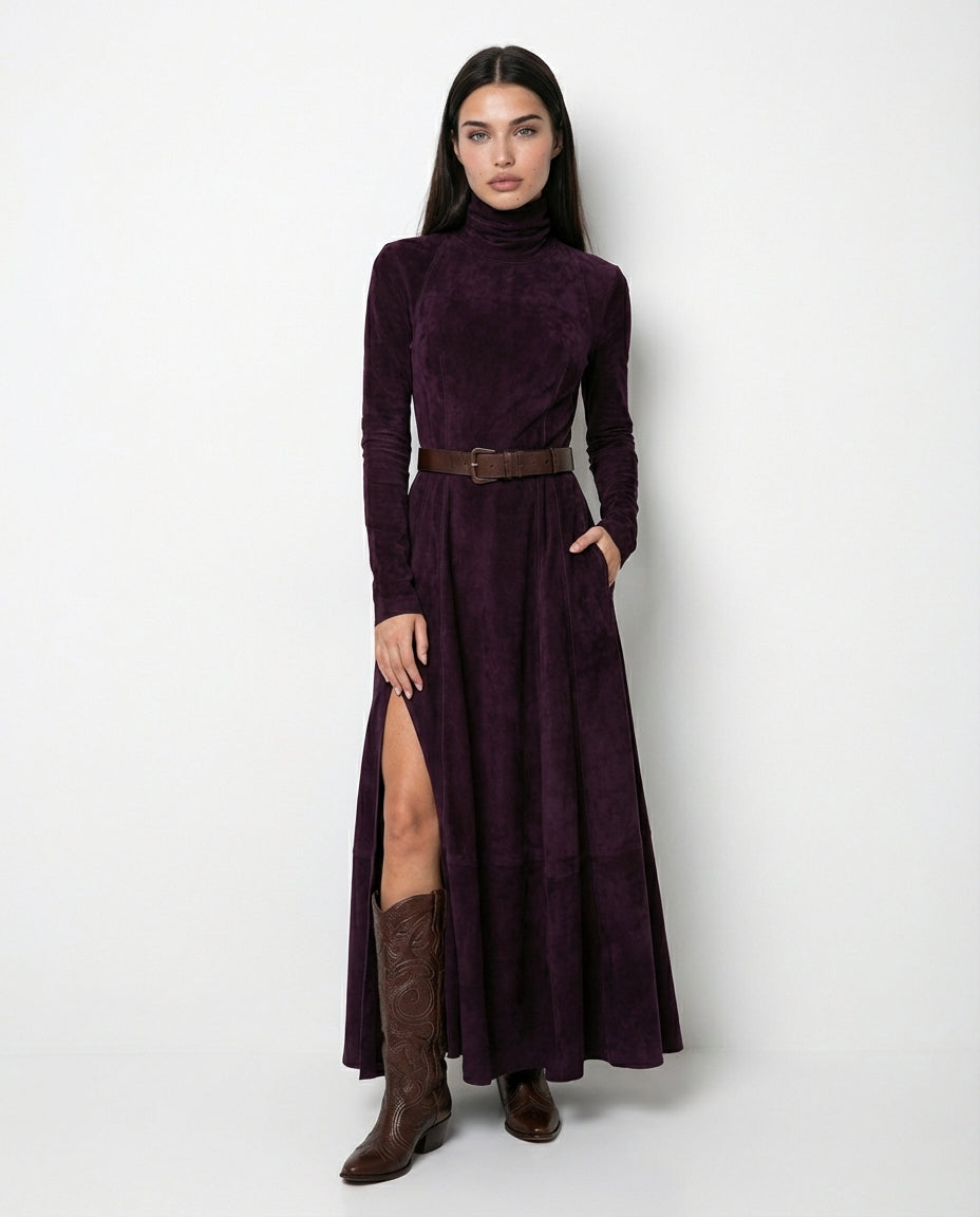 Marinucci - Vestido Maxi Fluido de Elegancia Atemporal