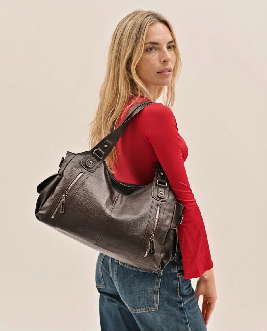 Bolso urbano It girl - Marrón