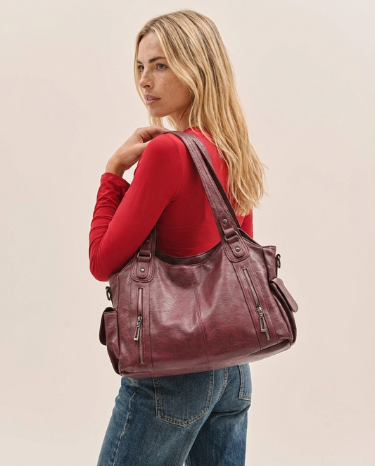 Bolso urbano It girl - Burdeos
