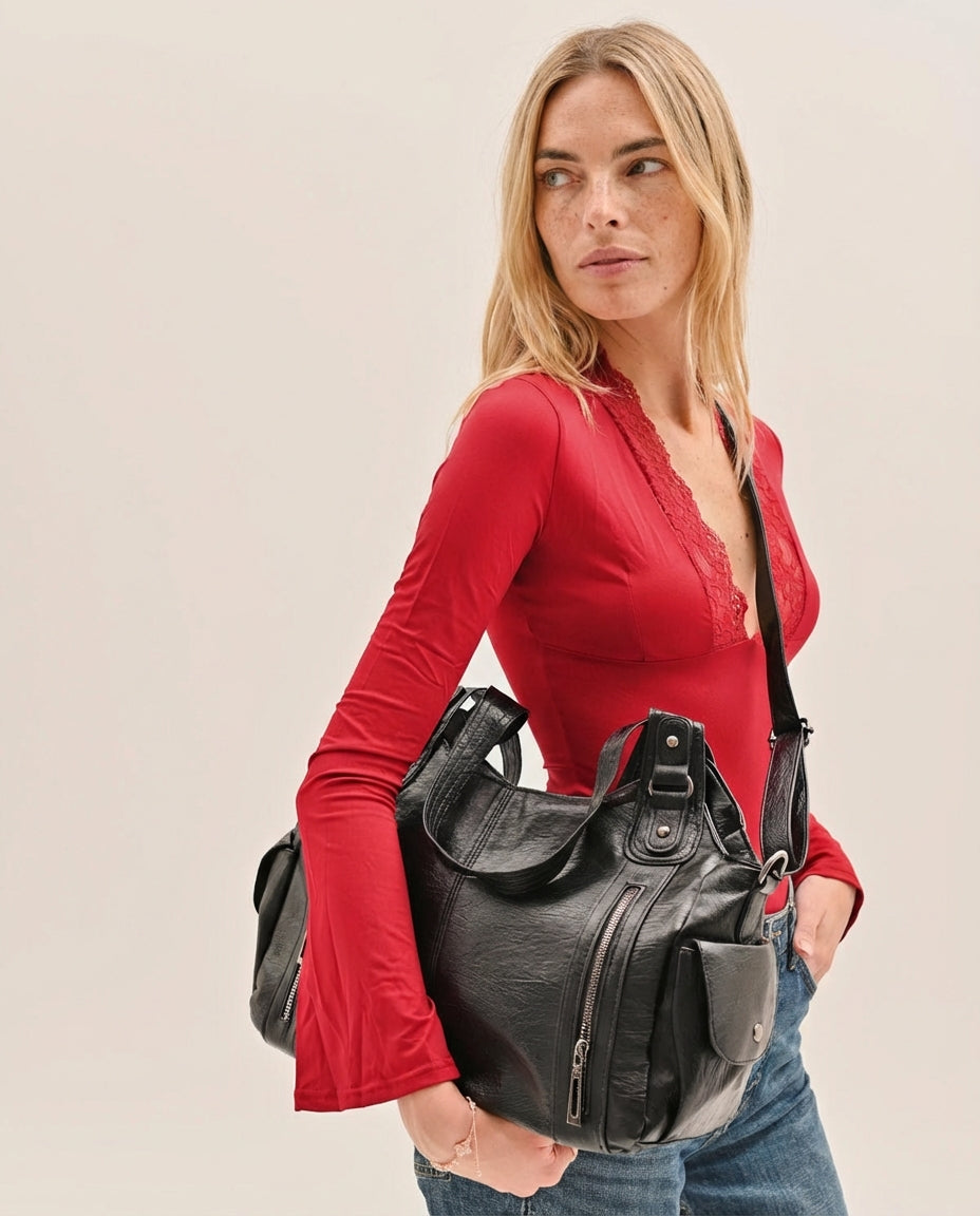 Bolso urbano It girl - Negro