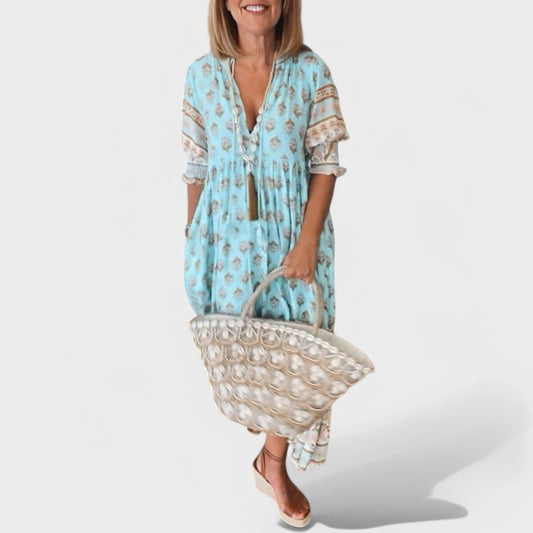 Allegra – El vestido estampado que ilumina tu día