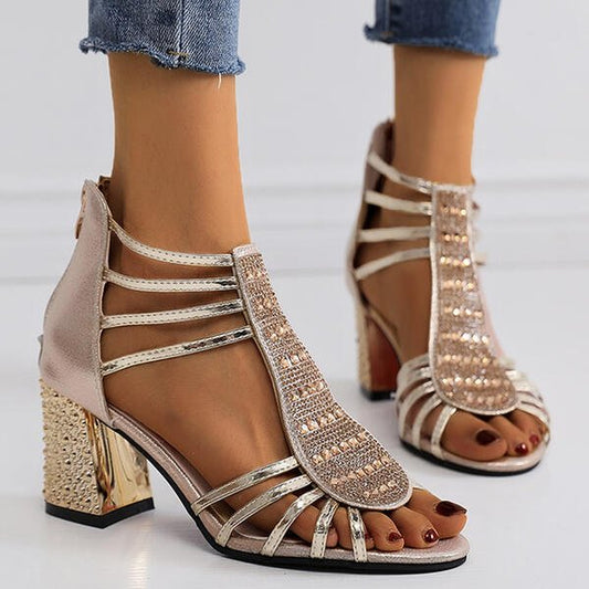 Splendore – Sandalias elegantes con tacón cómodo ComfortLift